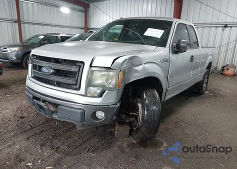 2013 Ford F150 Super Cab из США, поврежденный, VIN 1FTFX1CF9DFA37238